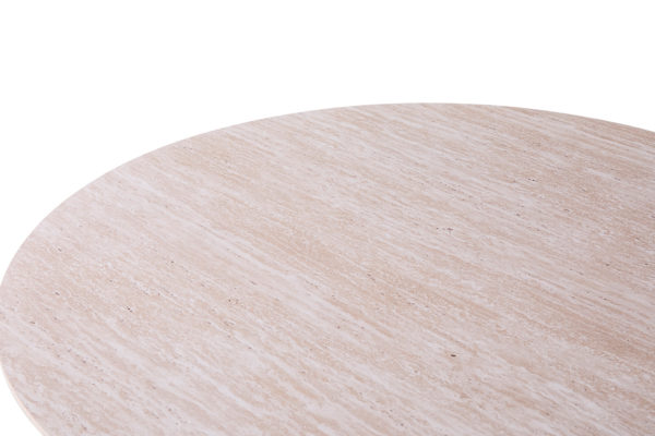 Salontafel 'Lagos' 120 cm Ovaal Decor Travertin Beige - Afbeelding 5