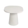 Salontafel 'Tavira' 55 cm Ovaal Cement Wit - Afbeelding 5