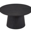 Salontafel 'Miklos' 80 cm Rond Decor Donkerbruin - Afbeelding 5