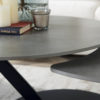 Salontafel 'Nara' Round Swivel Stone Light Grey - Afbeelding 5