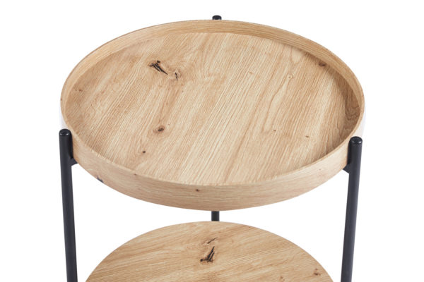 Salontafel 'Dalina' 45 cm Decor Oude eik - Afbeelding 5