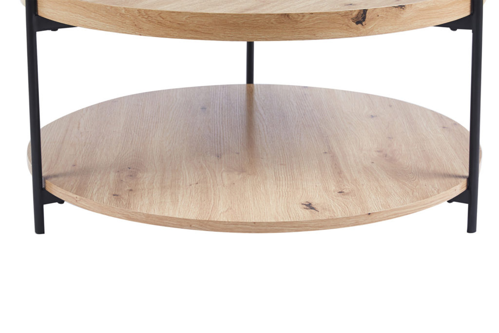 Salontafel 'Dalina' 80 cm Decor Old oak - Afbeelding 6