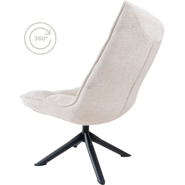 Fauteuil Dorus Bouclé - Naturel - Afbeelding 3