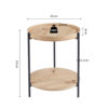 Salontafel 'Dalina' 45 cm Decor Oude eik - Afbeelding 8