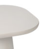 Salontafel 'Tavira' 55 cm Ovaal Cement Wit - Afbeelding 8