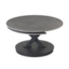 Salontafel 'Nara' Round Swivel Stone Light Grey - Afbeelding 8