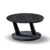 Salontafel 'Sapporo' Round Swivel Stone Dark Grey - Afbeelding 9
