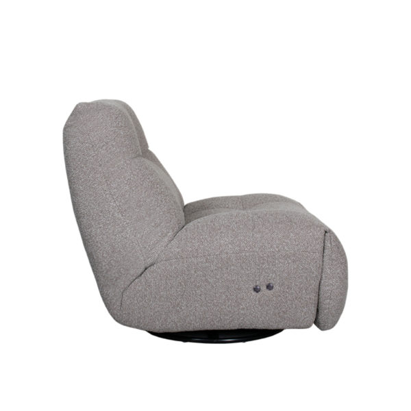 LABEL51 Fauteuil Relax & Recharge - Truffel grijs - Boucle - Afbeelding 3