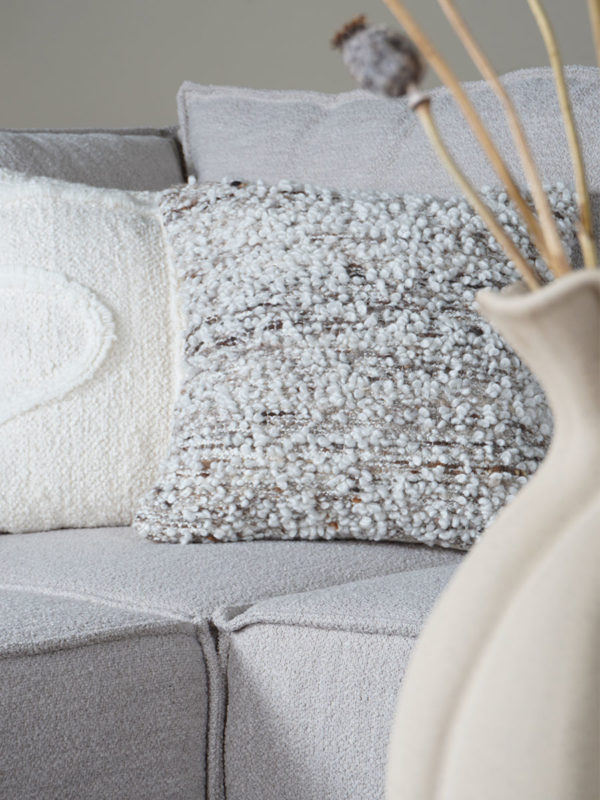 Hoekbank Ron Boucle Champagne 186 - Rechts - Afbeelding 4