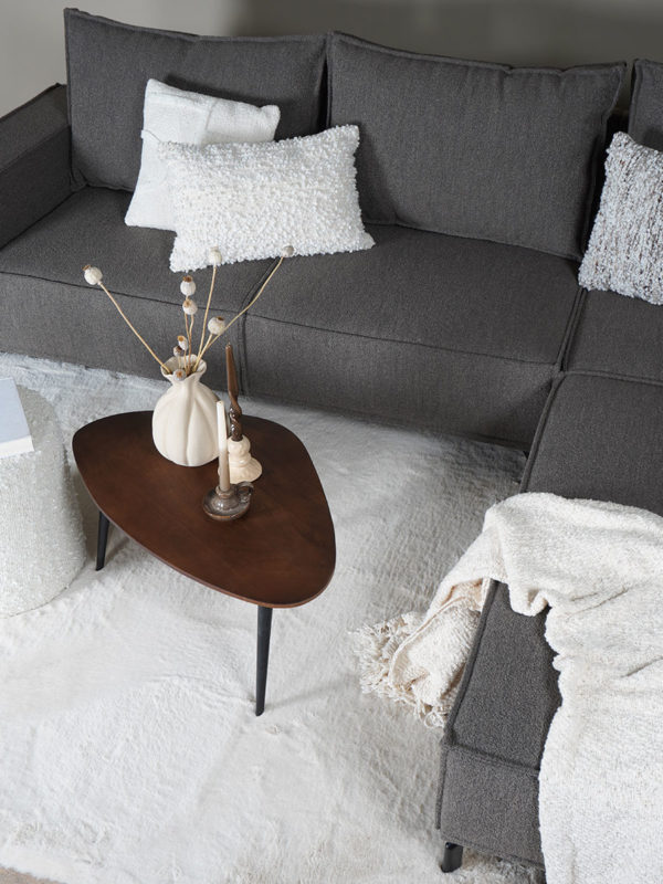Vloerkleed Velluto Beige - 200 x 280 cm - Afbeelding 5