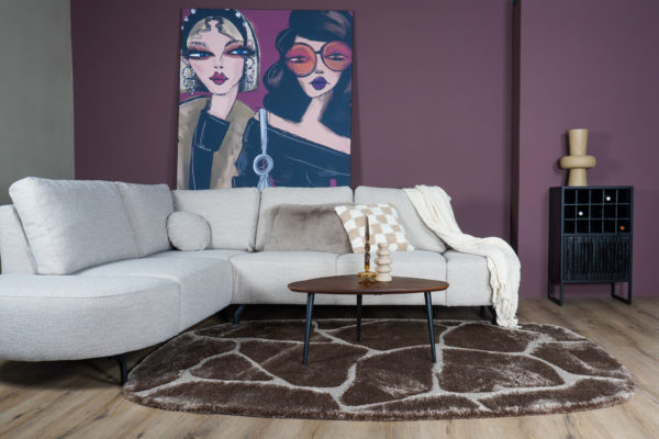 Vloerkleed Macy Bruin - Rounded Corners 200 x 290 cm - Afbeelding 4