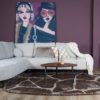 Vloerkleed Macy Bruin - Rounded Corners 160 x 230 cm - Afbeelding 4
