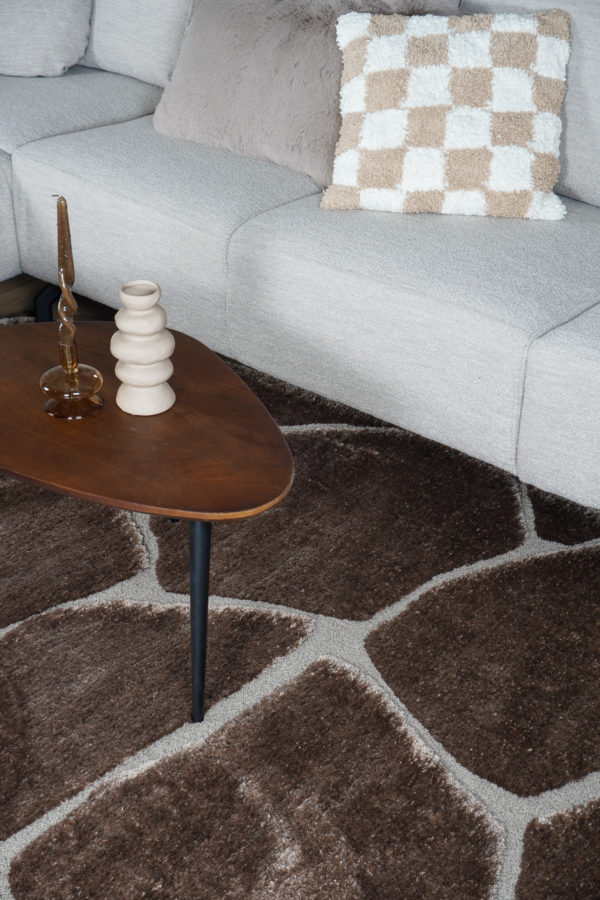 Vloerkleed Macy Bruin 160 x 230 cm - Afbeelding 3