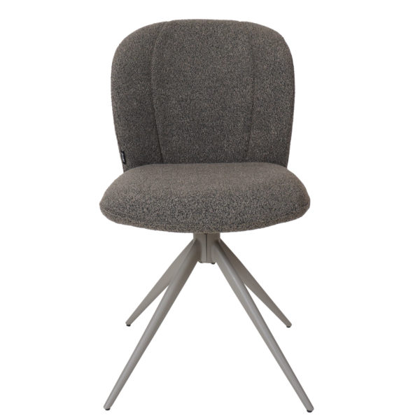 Eetkamerstoel Cosmo - Bouclé - Brown - Afbeelding 4
