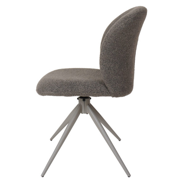 Eetkamerstoel Cosmo - Bouclé - Brown - Afbeelding 2