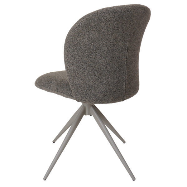 Eetkamerstoel Cosmo - Bouclé - Brown - Afbeelding 3