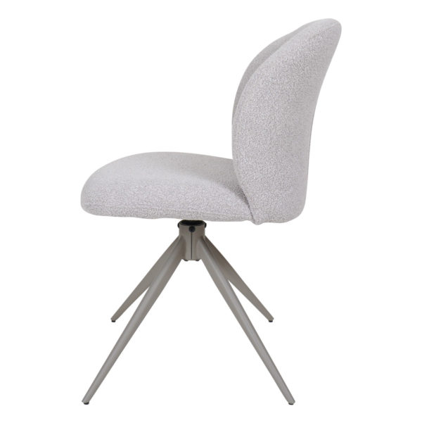 Eetkamerstoel Cosmo - Bouclé - Naturel - Afbeelding 2