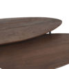 Salontafel Fabio - Espresso Mangohout - Set van 2 - Afbeelding 4