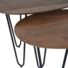 Salontafel Fabio - Mangohout - Set van 2 - Afbeelding 4