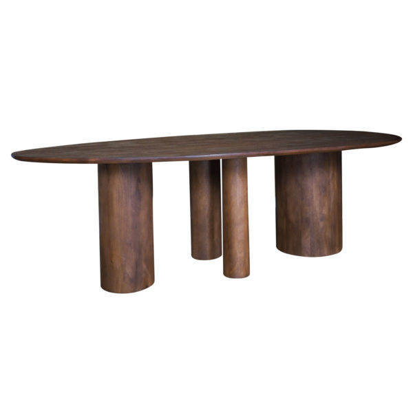 Eettafel Amir 240 x 120 cm - Mangohout - Afbeelding 2