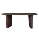 Eettafel Rudo 220 x 110 cm - Espresso Mangohout