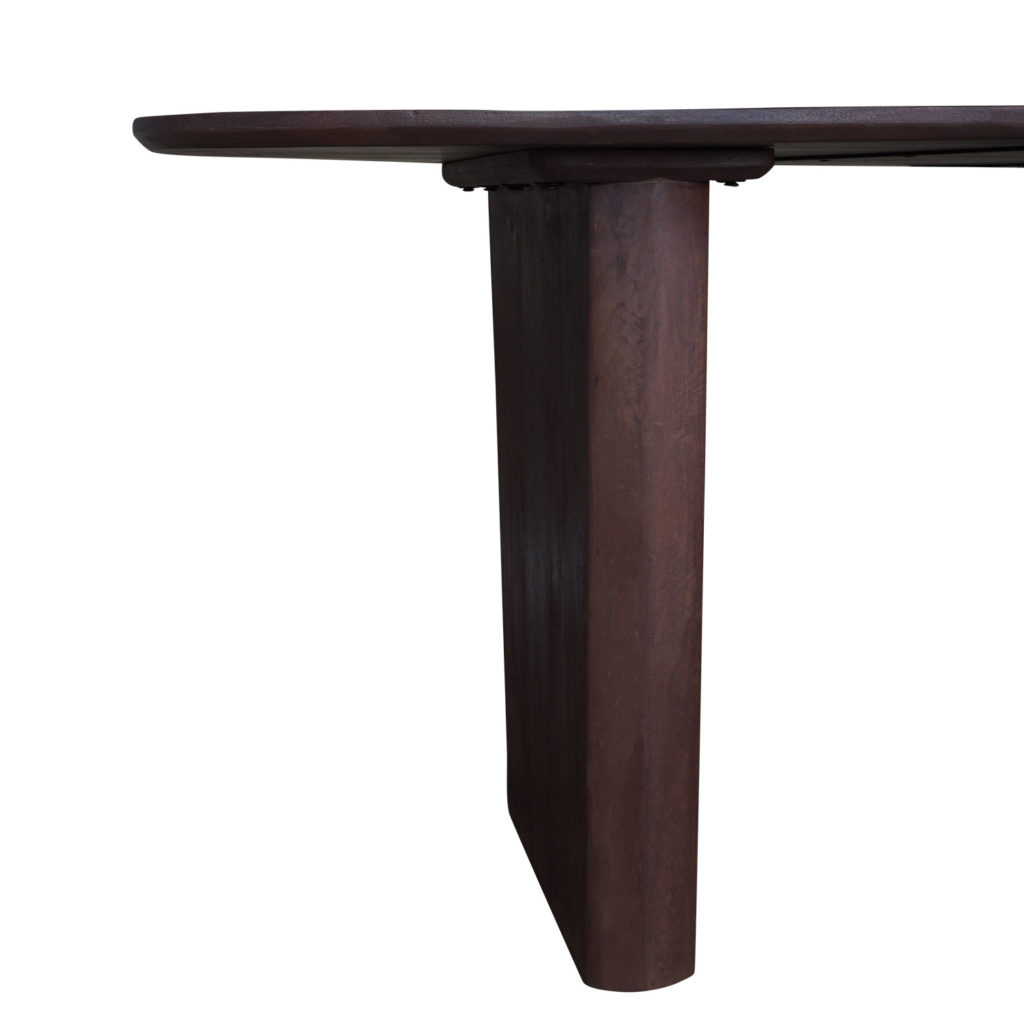 Eettafel Rudo 200 x 110 cm - Espresso Mangohout - Afbeelding 4
