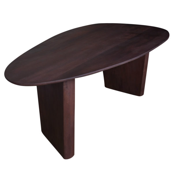 Eettafel Rudo 220 x 110 cm - Espresso Mangohout - Afbeelding 2