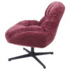 Fauteuil Charlie Bordeaux - Afbeelding 2
