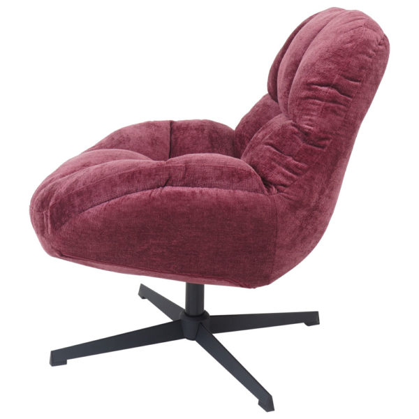Fauteuil Charlie Bordeaux - Afbeelding 2