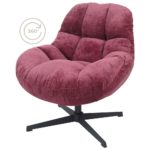 Fauteuil Charlie Bordeaux