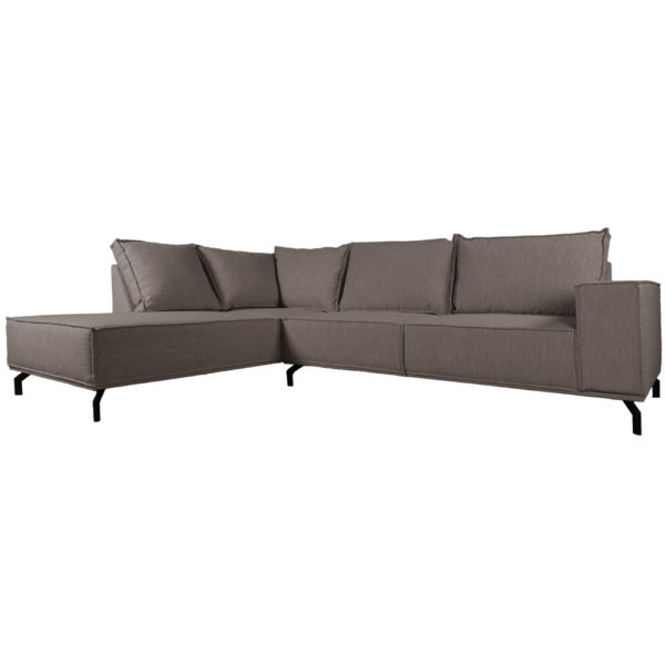 Hoekbank Ron Boucle Brown 15 - Links - Afbeelding 2