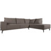 Hoekbank Ron Boucle Brown 15 - Rechts - Afbeelding 2