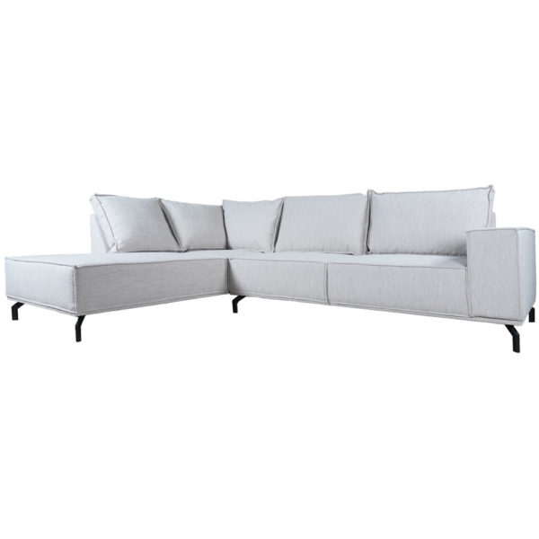 Hoekbank Ron Boucle Champagne 186 - Links - Afbeelding 2
