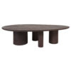 Salontafel Amir 140 x 80 cm - Espresso Mangohout - Afbeelding 2