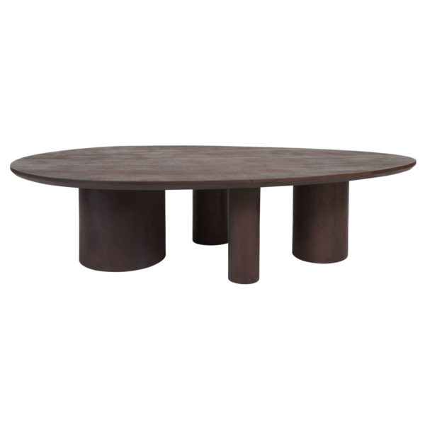 Salontafel Amir 140 x 80 cm - Espresso Mangohout - Afbeelding 2