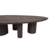 Salontafel Amir 140 x 80 cm - Espresso Mangohout - Afbeelding 3