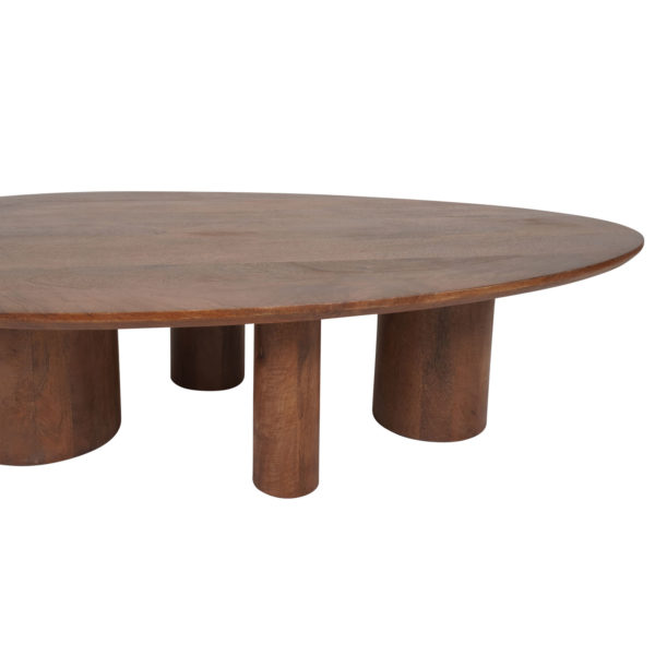 Salontafel Amir 140 x 80 cm - Mangohout - Afbeelding 3