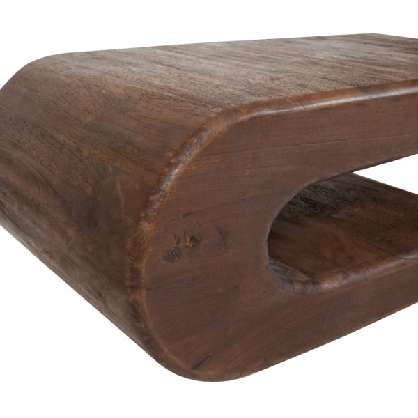 Salontafel Maan - Espresso Mangohout - 110 x 60 cm - Afbeelding 2