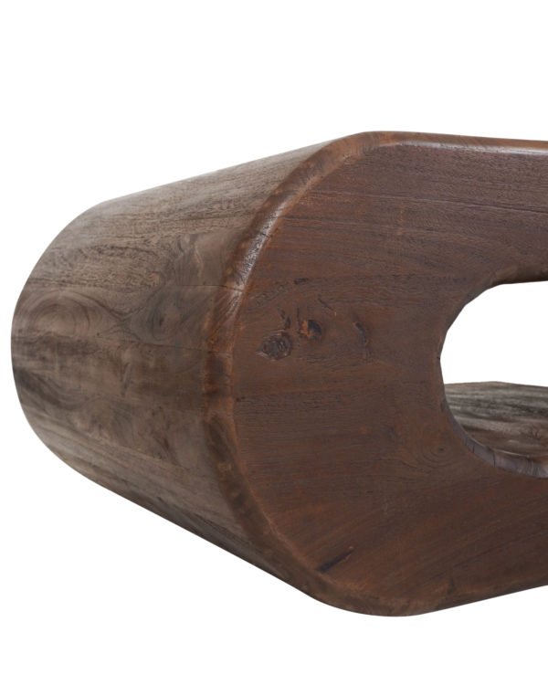 Salontafel Maan - Espresso Mangohout - 110 x 60 cm - Afbeelding 3