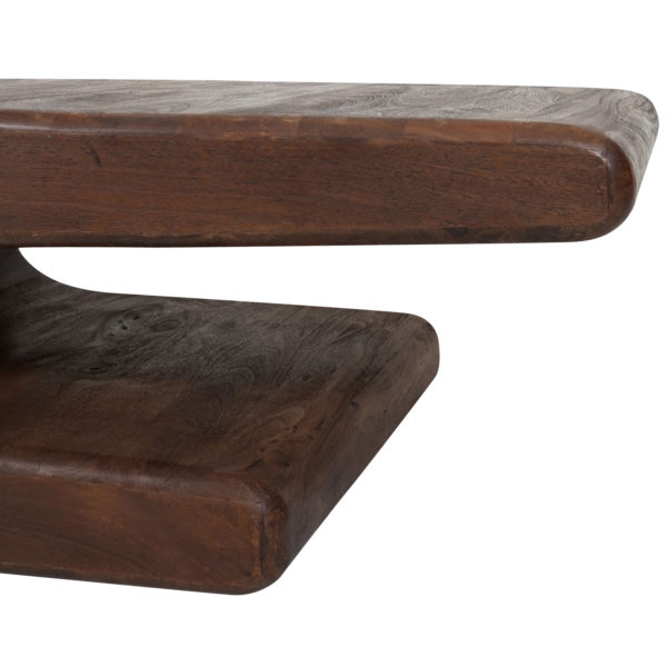Salontafel Maan - Espresso Mangohout - 110 x 60 cm - Afbeelding 4