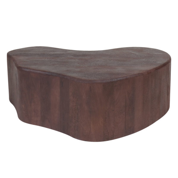 Salontafel Zina 107 x 80 cm - Espresso Mangohout - Afbeelding 2