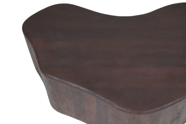 Salontafel Zina 107 x 80 cm - Espresso Mangohout - Afbeelding 5