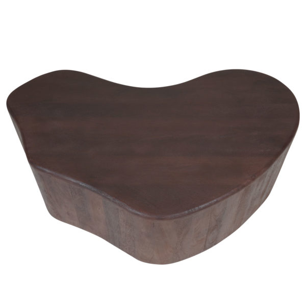Salontafel Zina 107 x 80 cm - Espresso Mangohout - Afbeelding 3