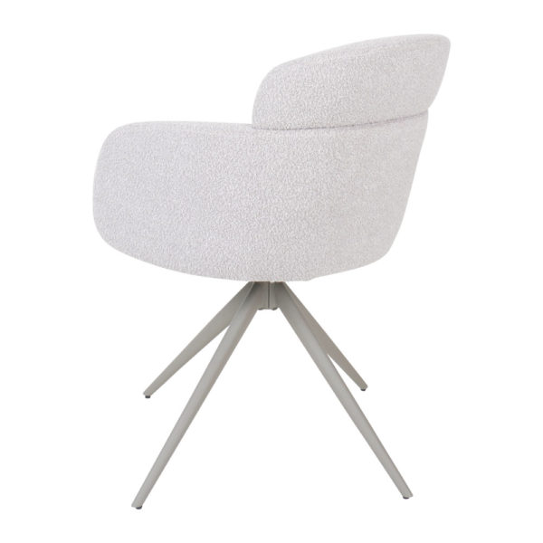 Eetkamerstoel Chase - Bouclé - Naturel - Afbeelding 3