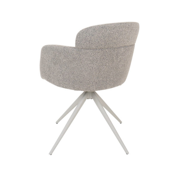 Eetkamerstoel Chase - Bouclé - Brown - Afbeelding 3