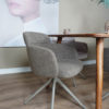 Eetkamerstoel Chase - Bouclé - Brown - Afbeelding 5