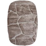 Vloerkleed Macy Bruin - Rounded Corners 200 x 290 cm