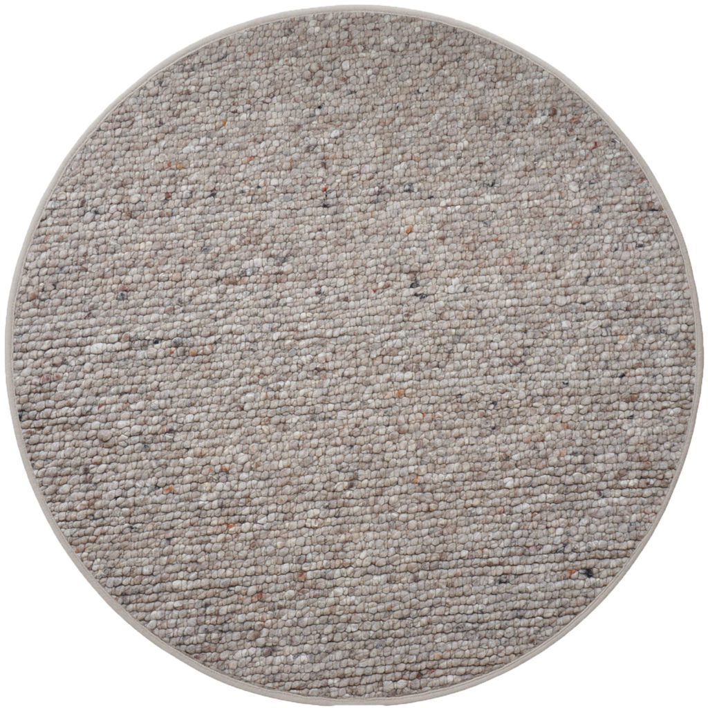 Vloerkleed Steve Donker Beige Rond ø200 cm
