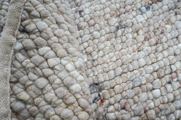 Vloerkleed Steve Donker Beige Rond ø200 cm - Afbeelding 2
