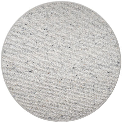 Vloerkleed Steve Licht Grijs Rond ø160 cm